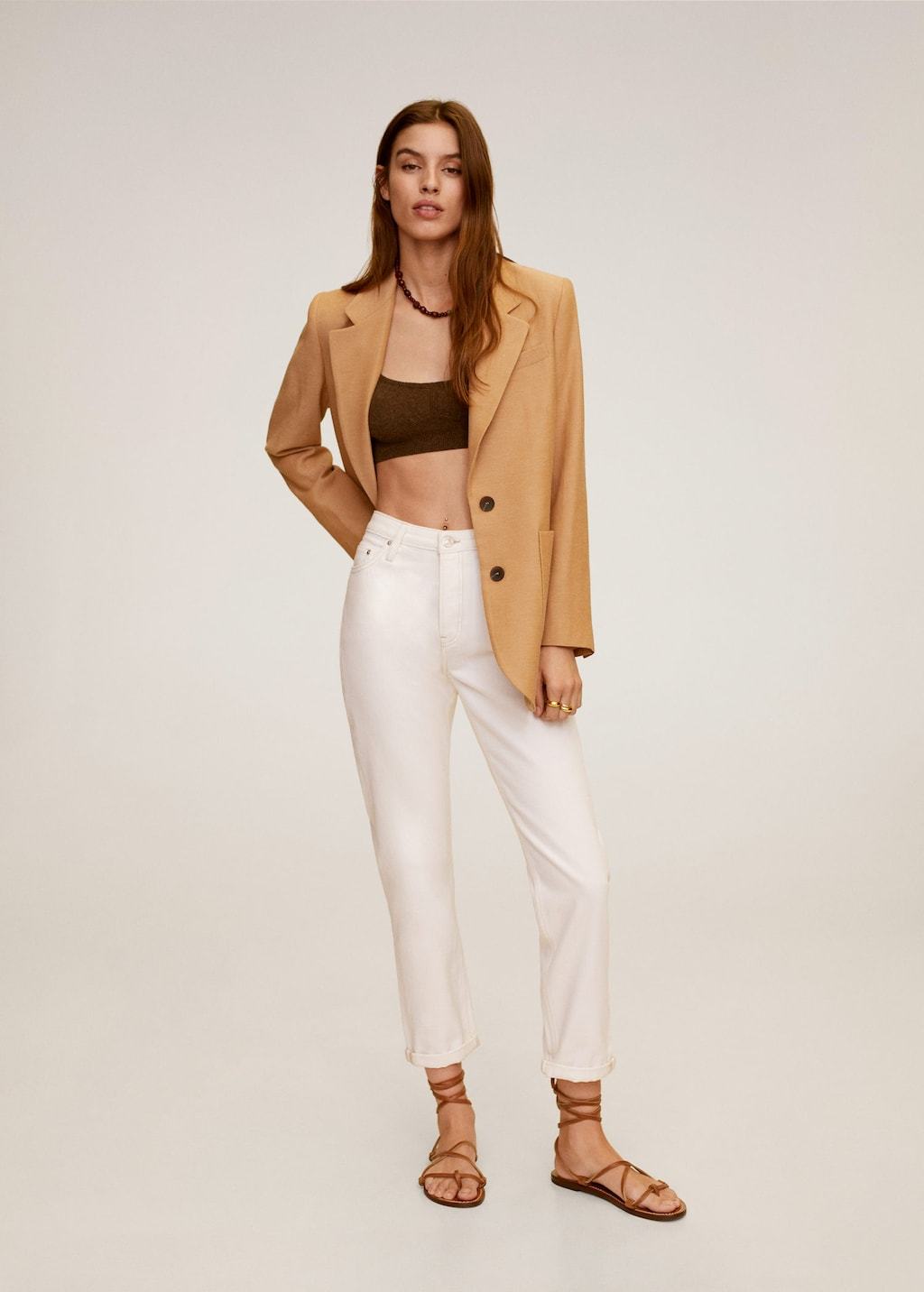 Wool knit top