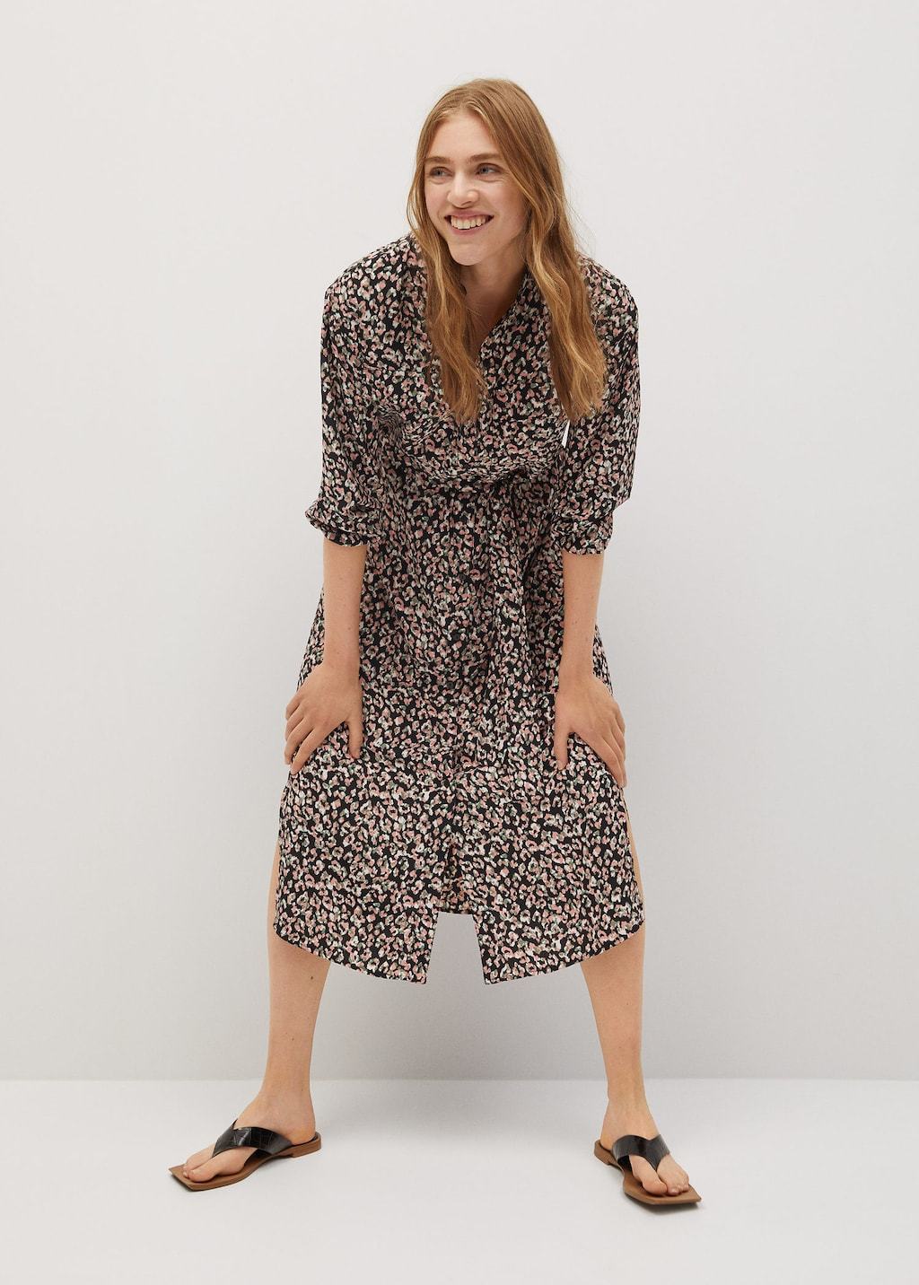 Animal print dress