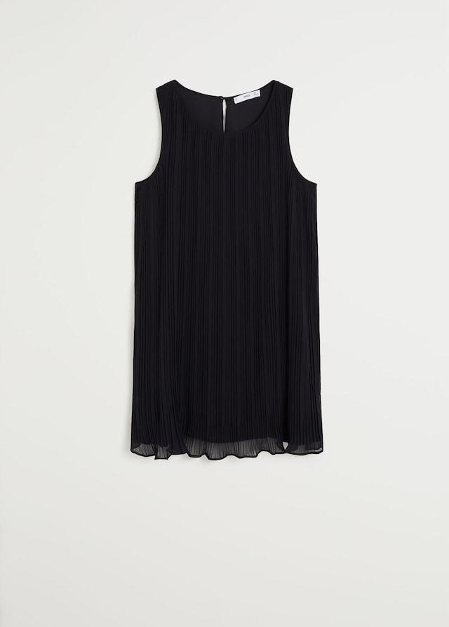 Pleated short dress