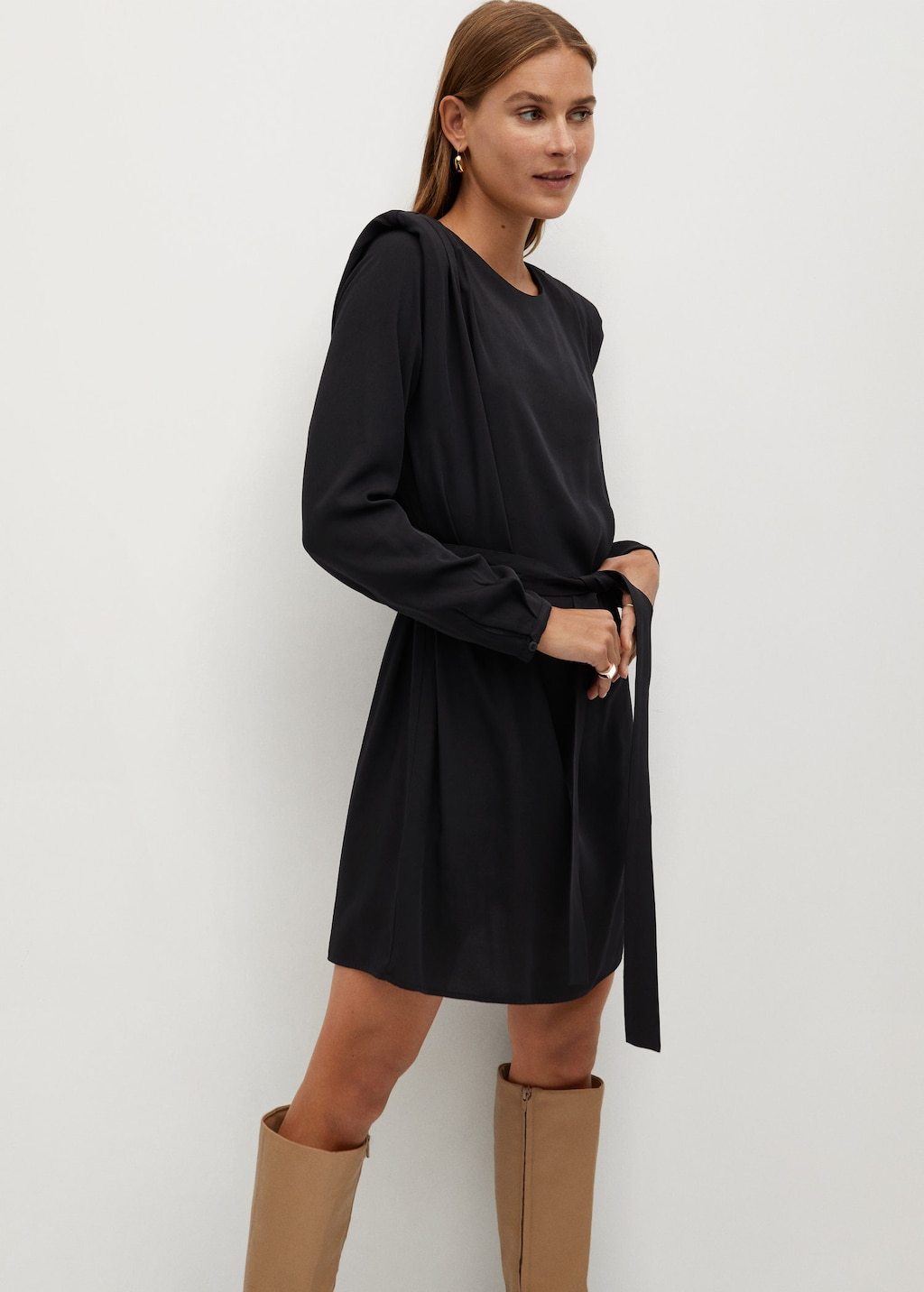 Shoulder pad dress