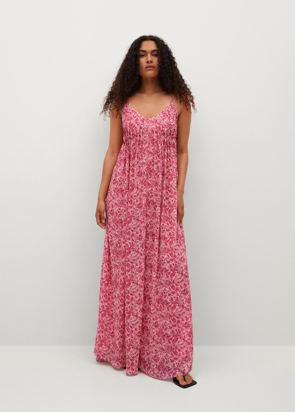 Printed maxi dress