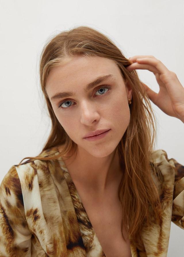Animal print dress
