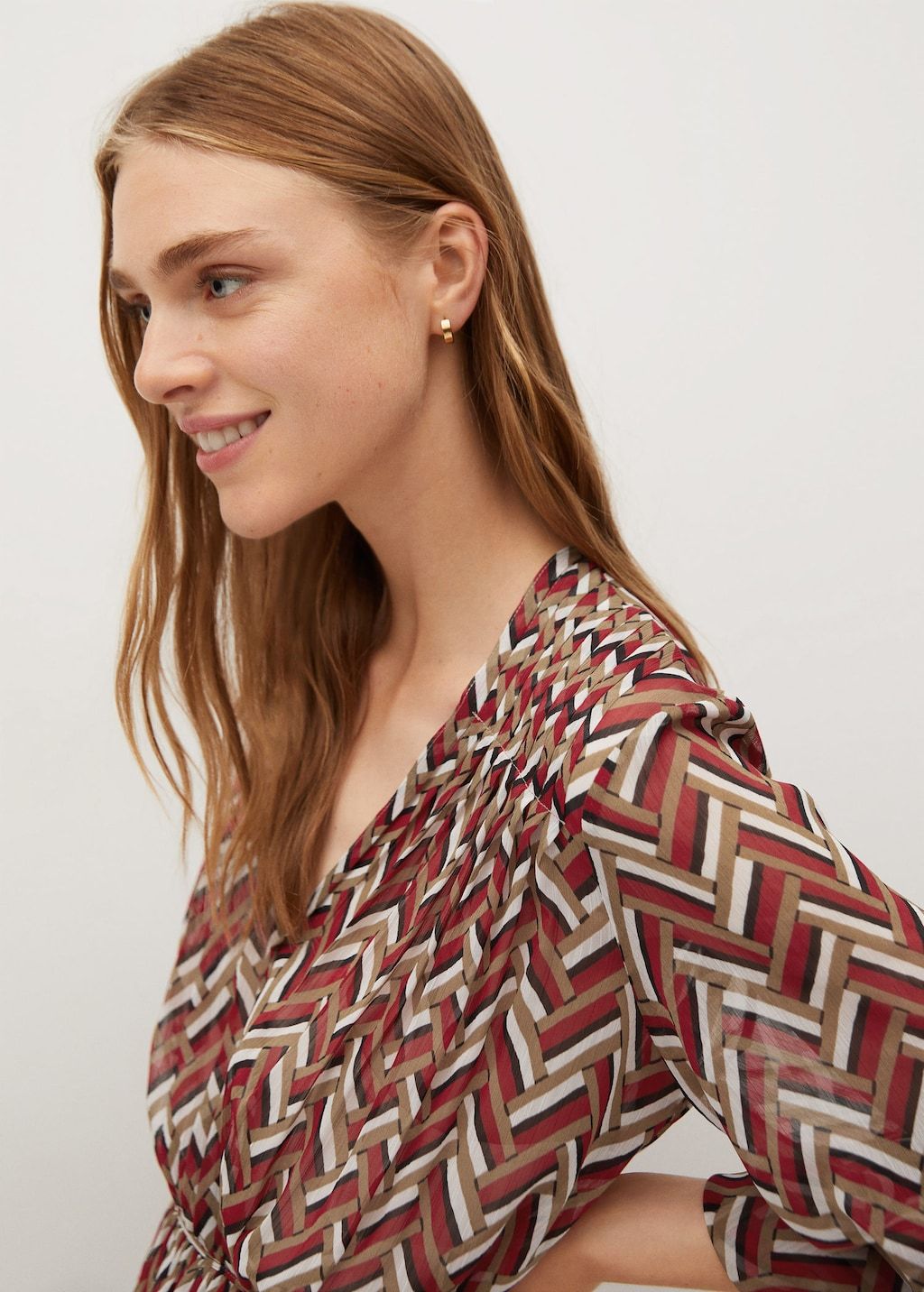 Ethnic print dress