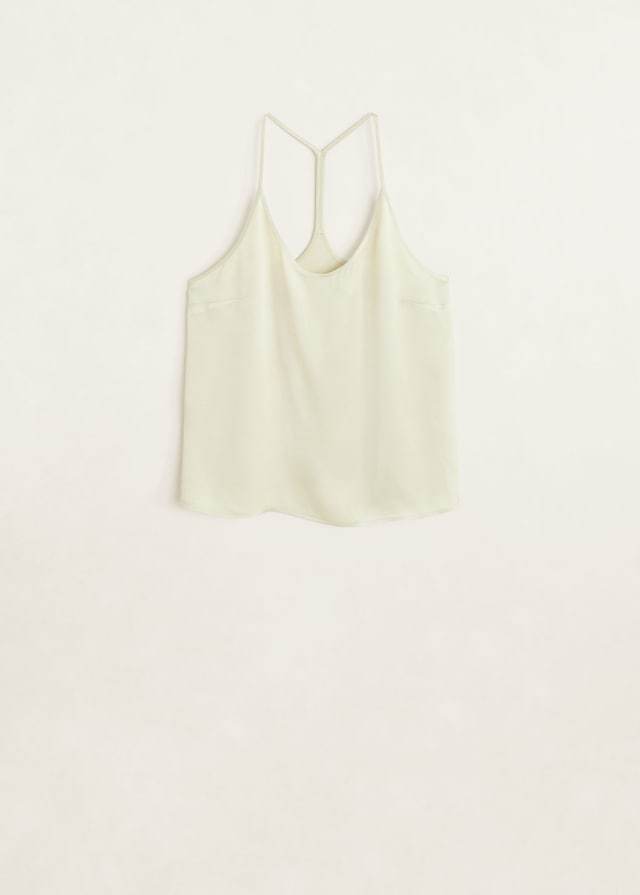 Printed strap top
