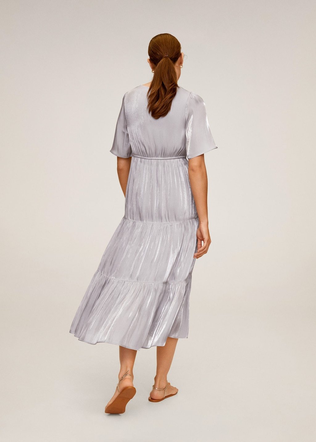 Satin midi dress