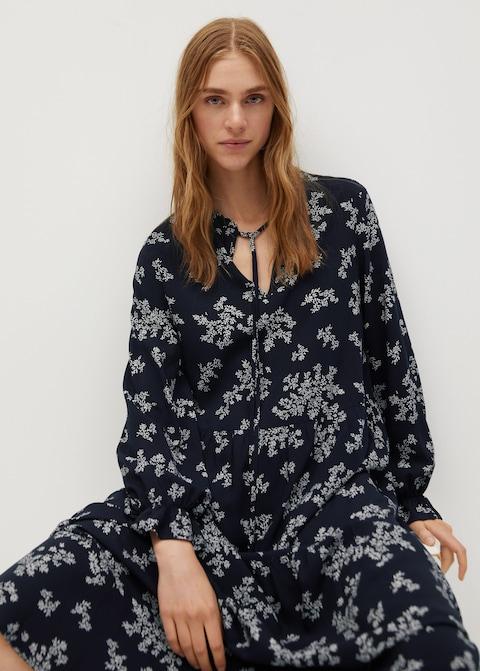 Printed long dress