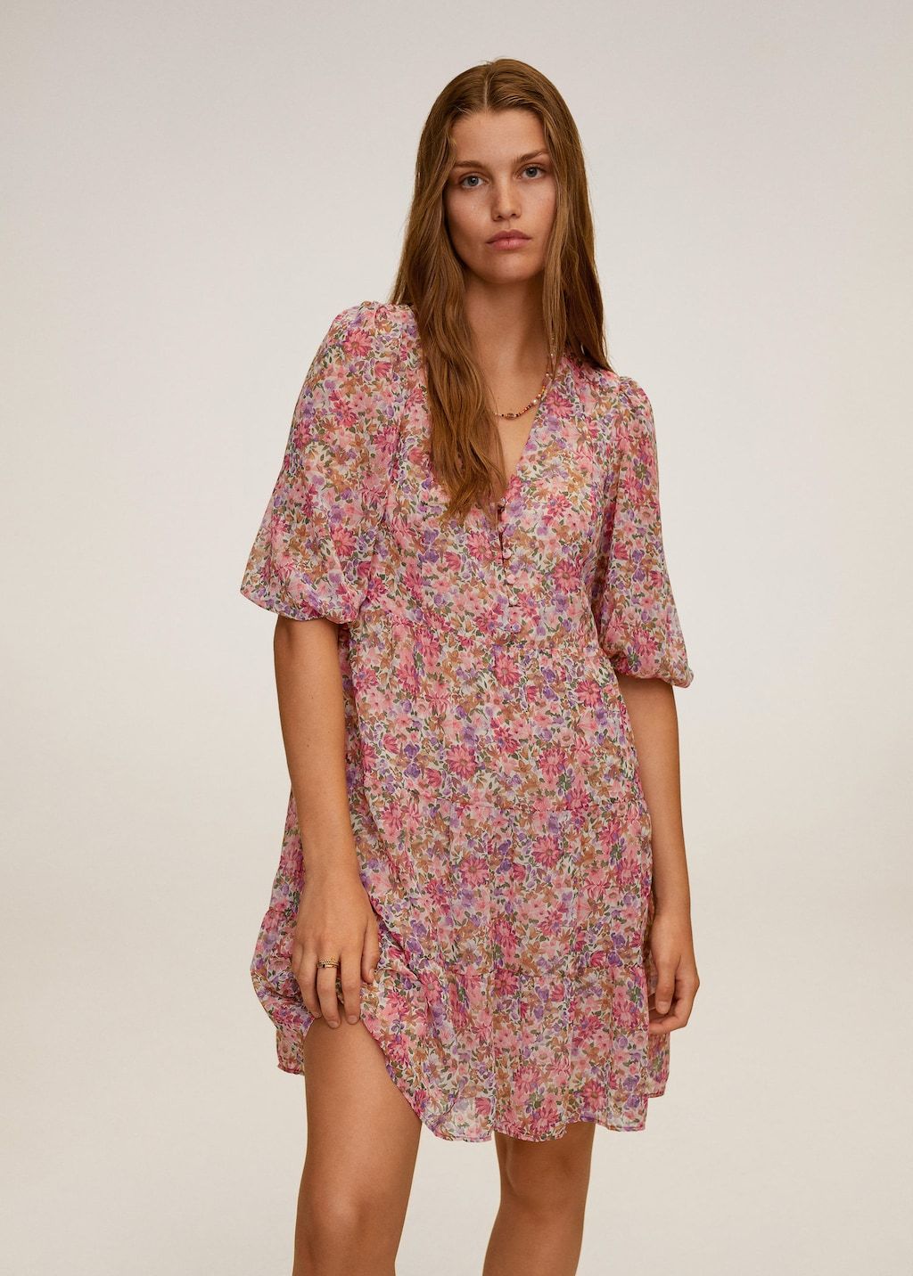 Floral print dress