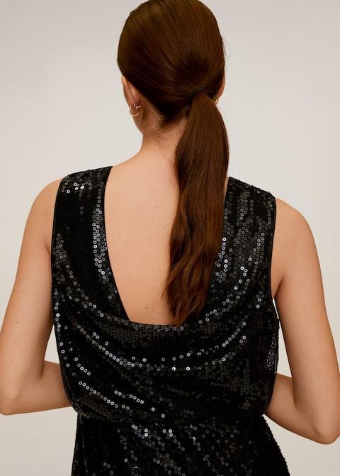Sequined midi dress