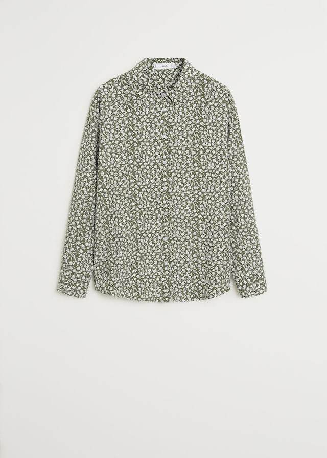 Printed flowy shirt