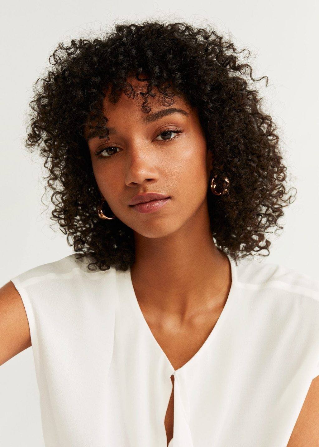 Draped detail blouse