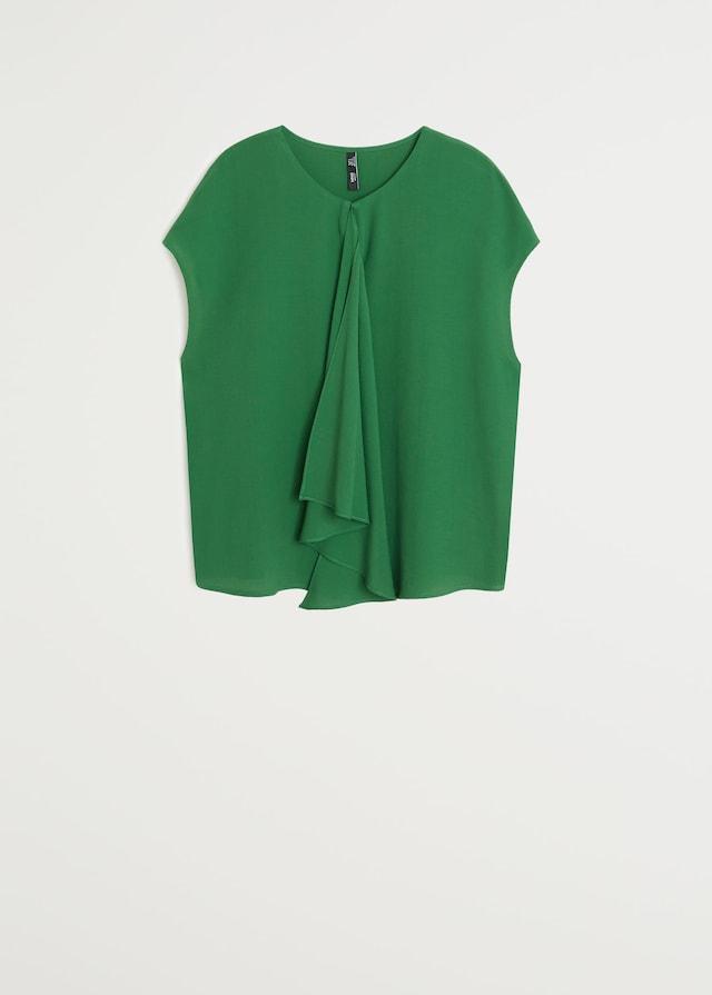 Draped detail blouse