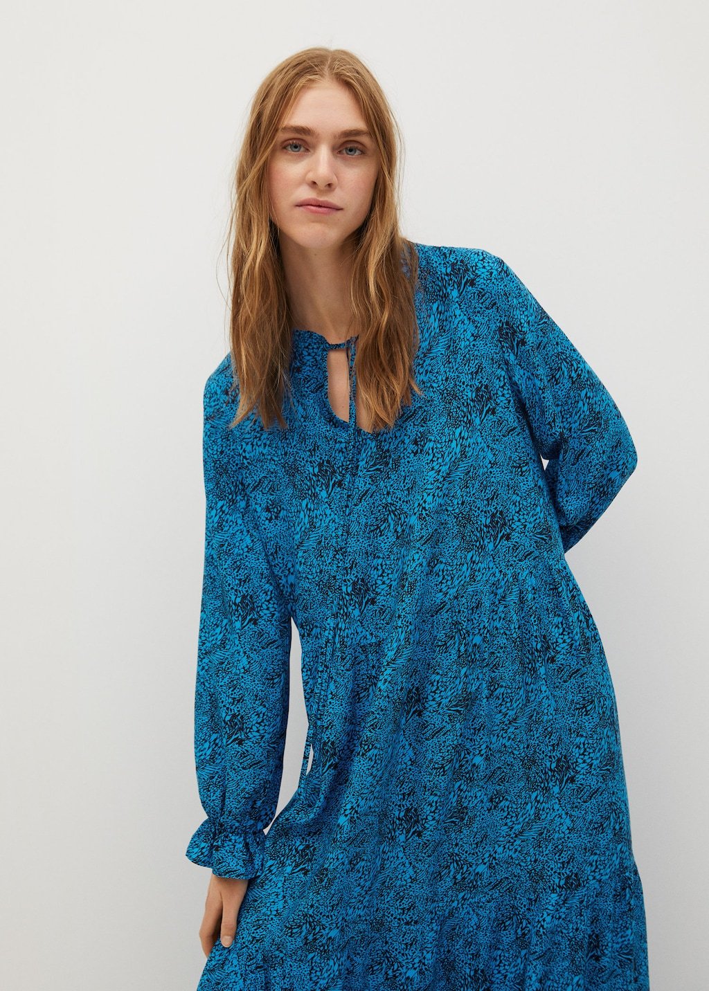 Printed long dress