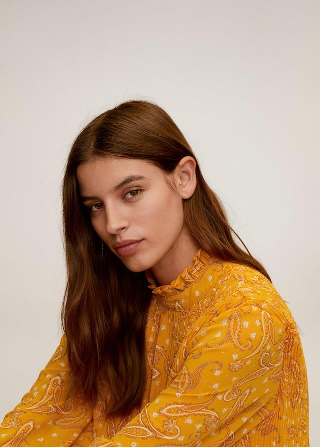 Paisley print dress