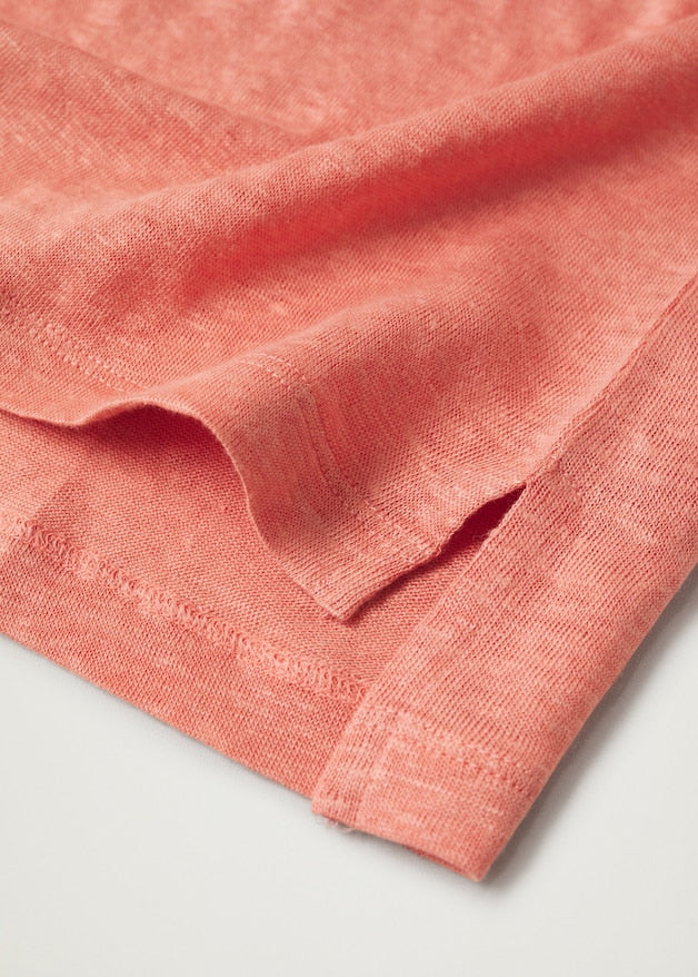 100% linen t-shirt