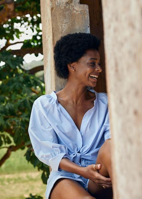 Poplin blouse