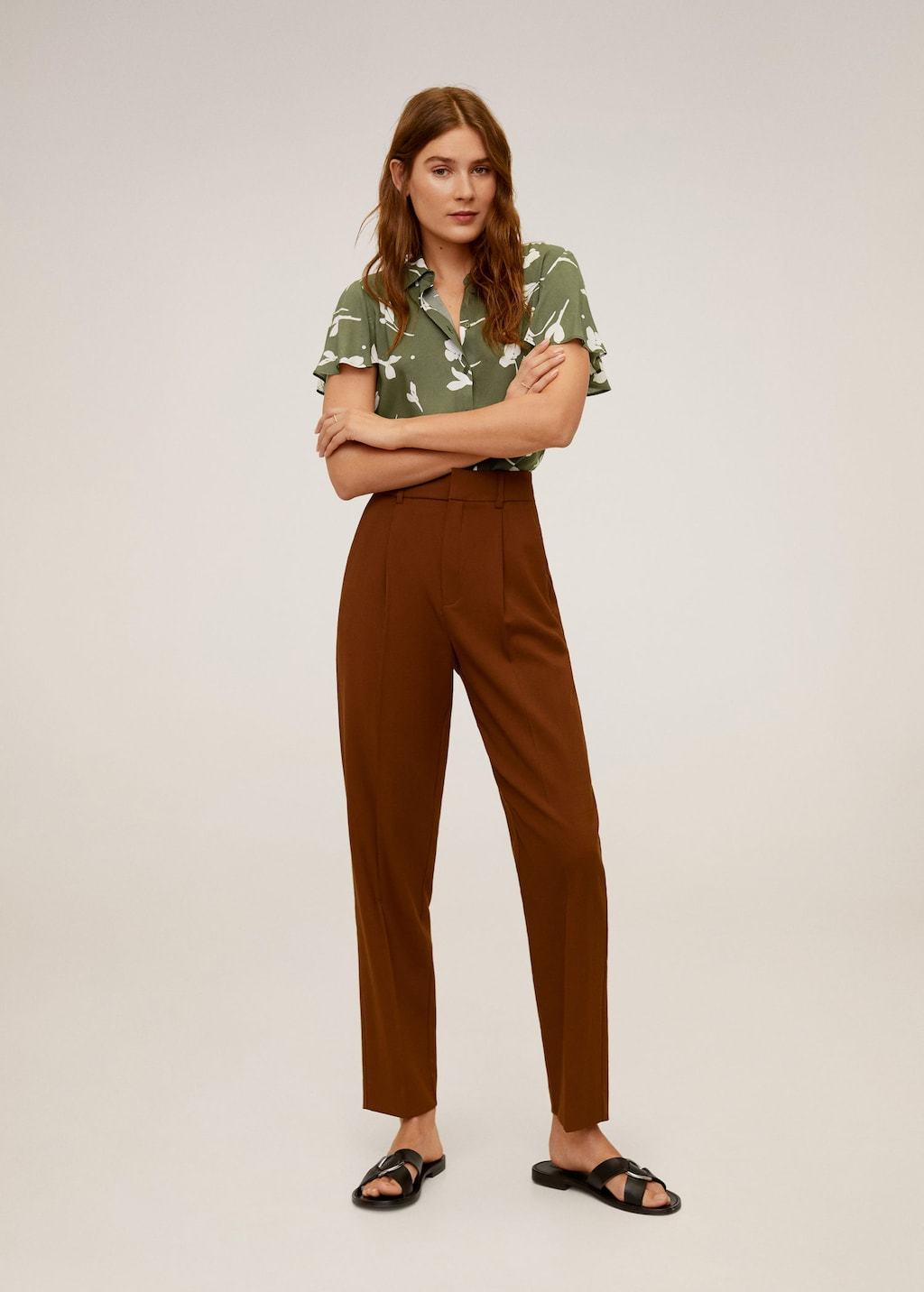 Floral print blouse