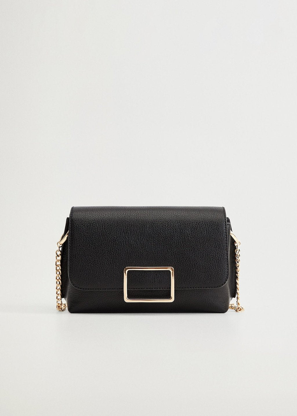 Buckled flap bag