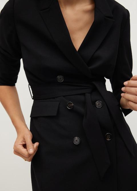 Belt wrap dress