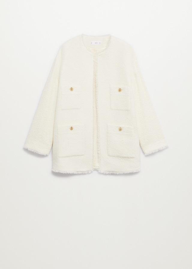 Pocket tweed jacket