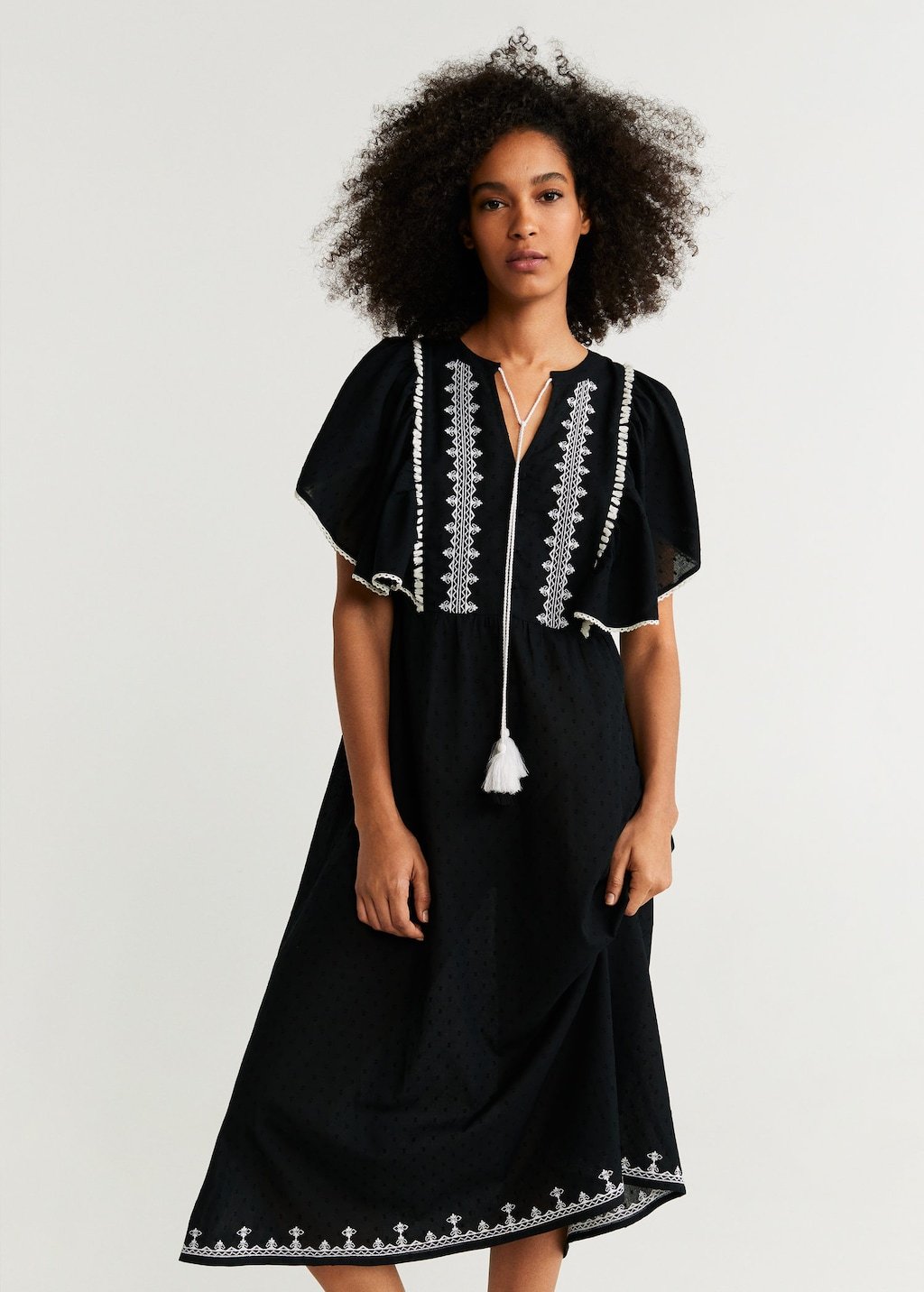 Plumeti embroidered dress