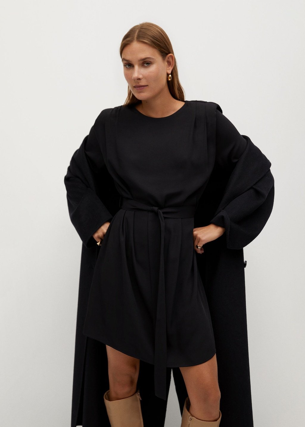 Shoulder pad dress