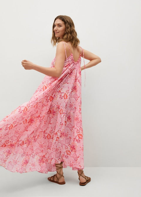 Printed maxi dress