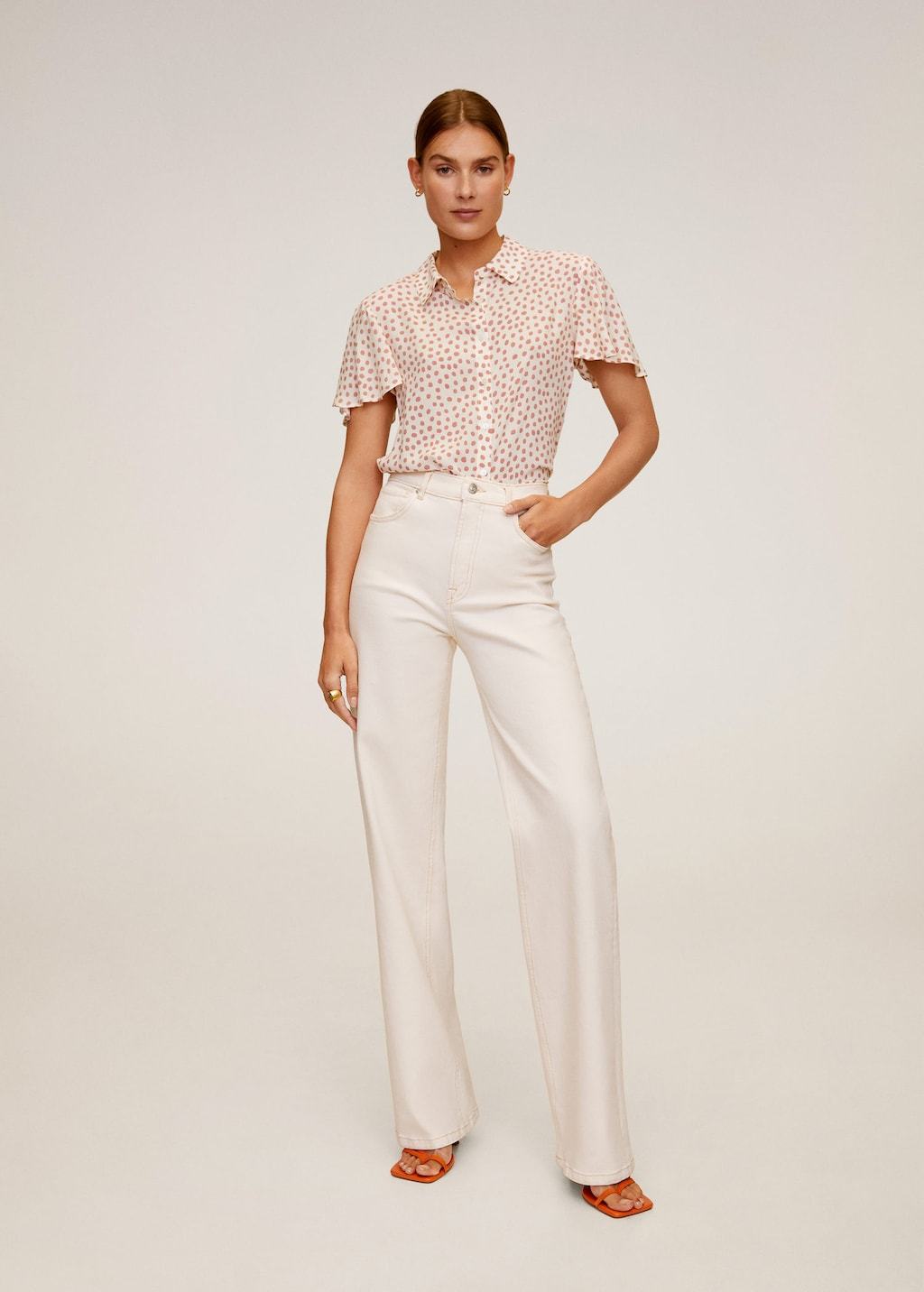 Floral print blouse