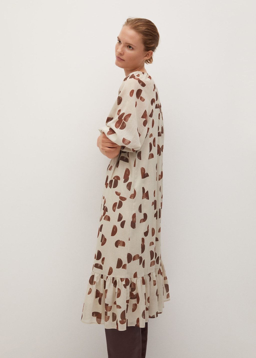 Geometric print dress