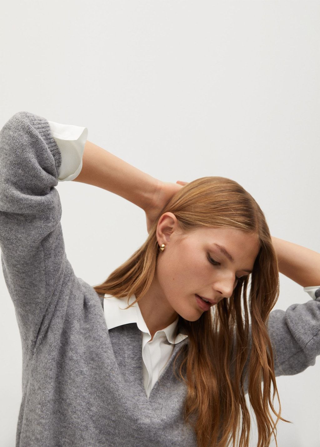 Jersey shirt dress