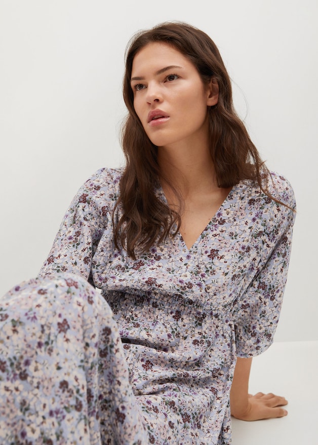 Floral print dress