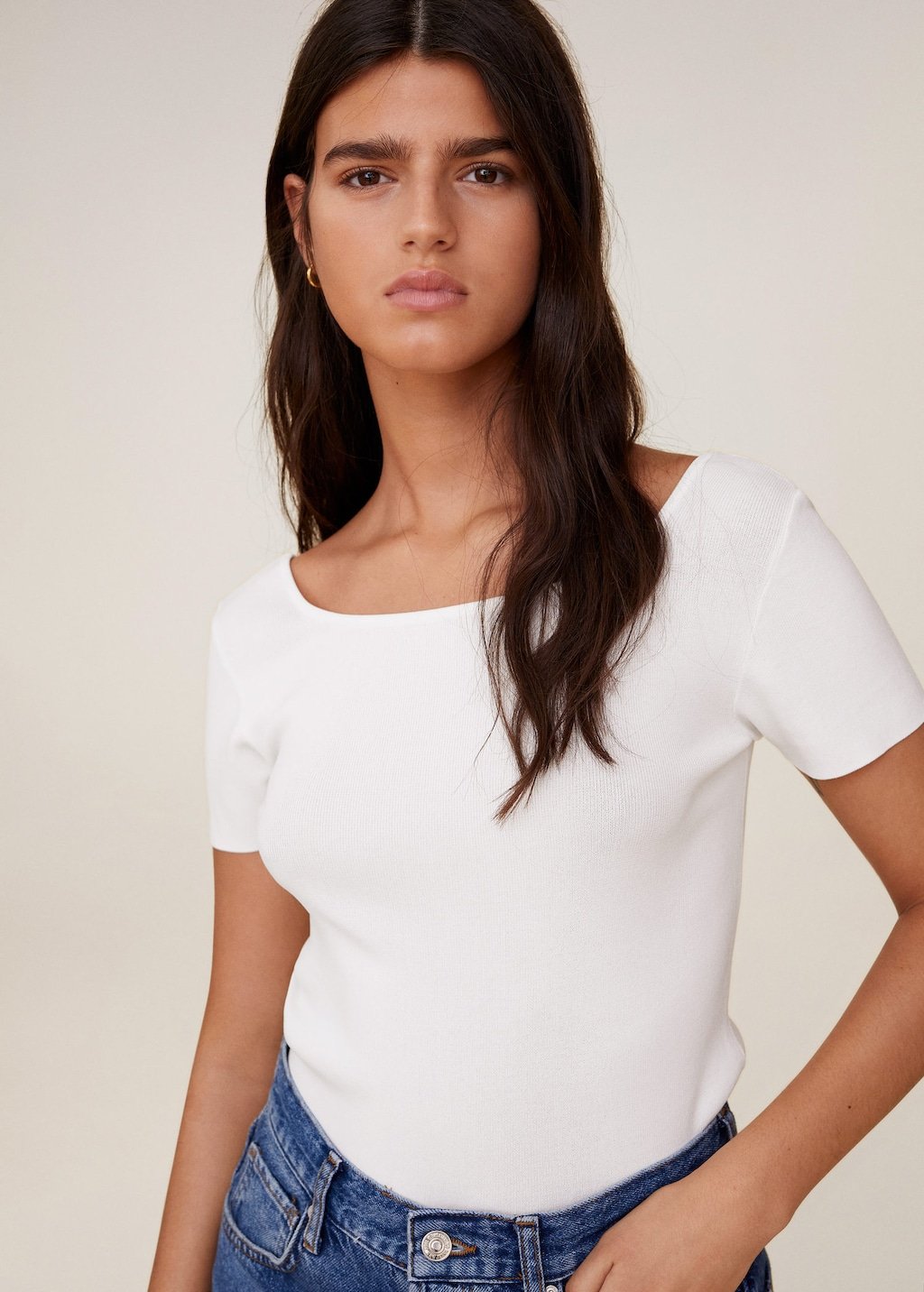 Fine knit top