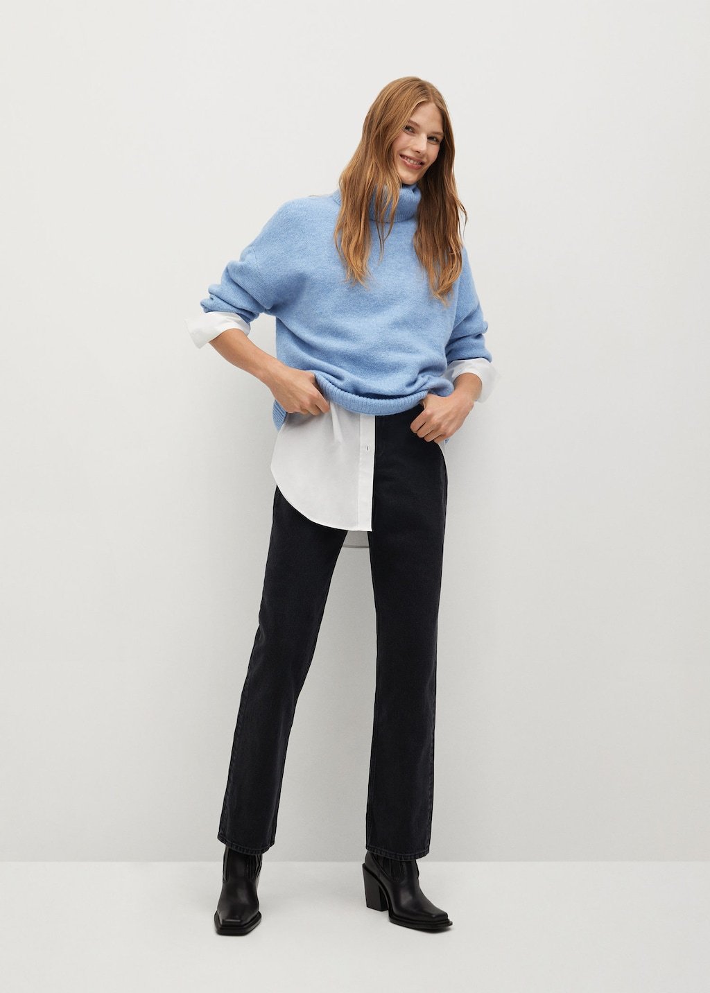 Turtle neck oversize sweater