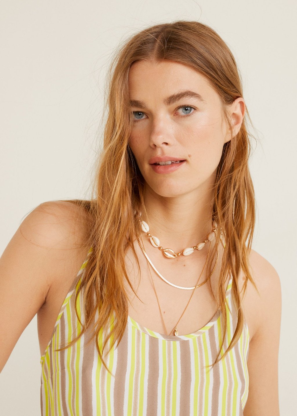 Printed strap top