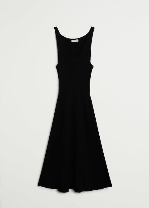 Ribbed midi dress