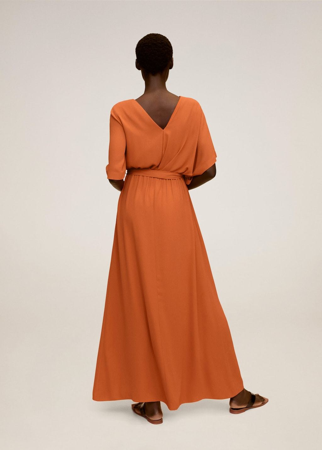 Wrapped gown