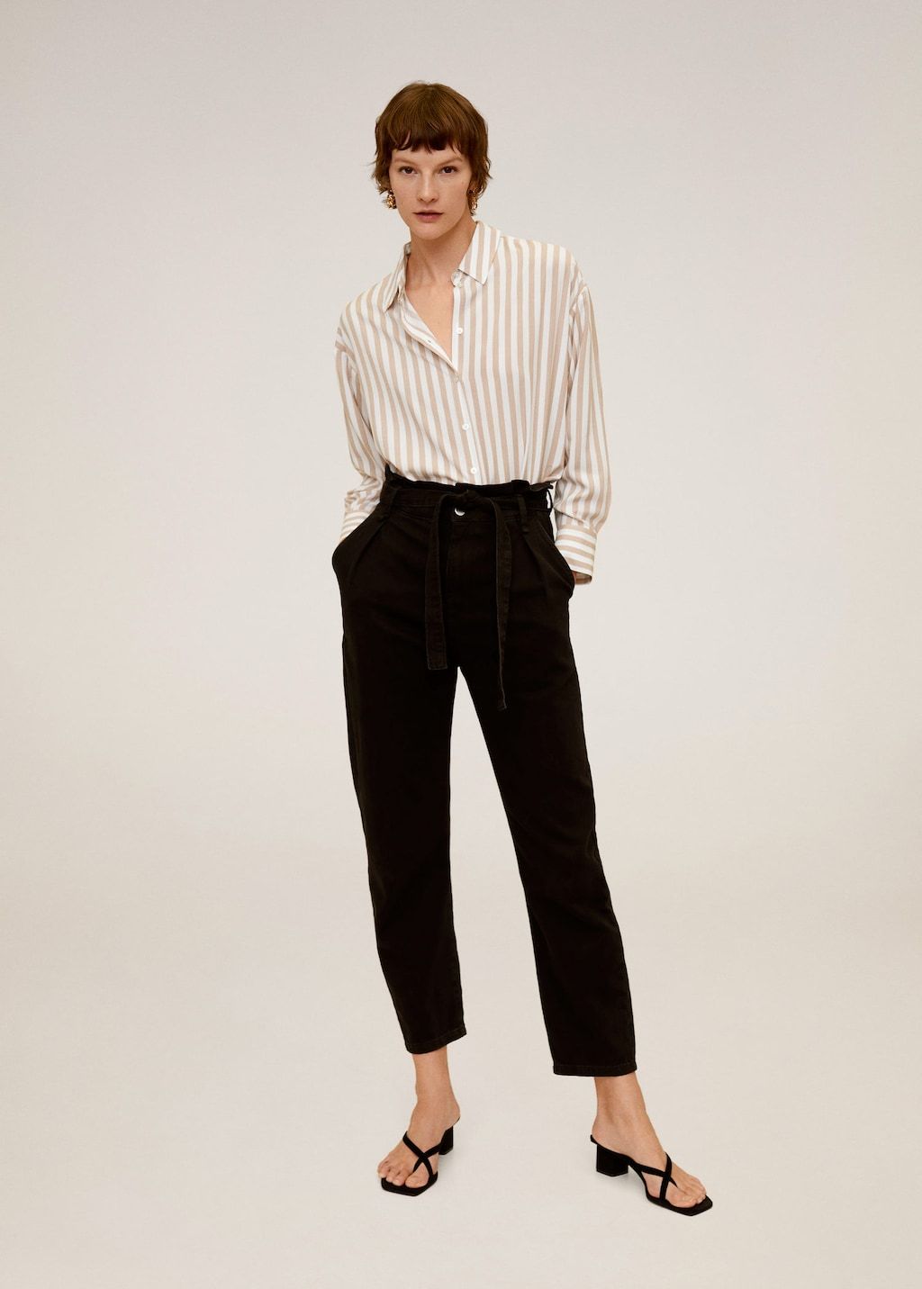 Printed flowy shirt