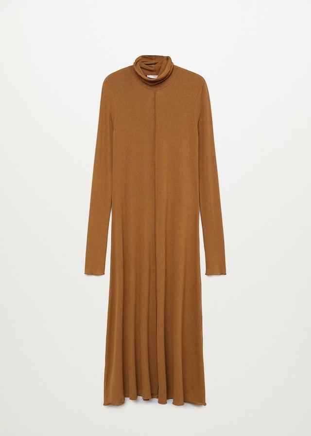 Turtle neck knit dress