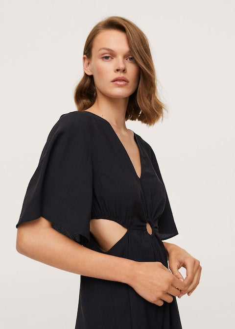 Modal slit dress