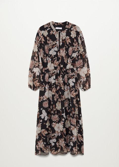 Floral print dress