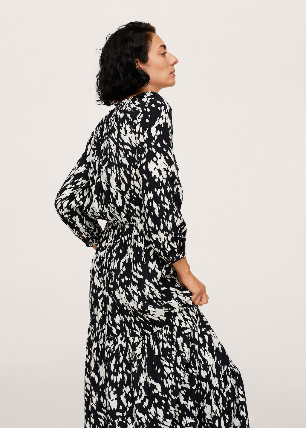 Printed long dress
