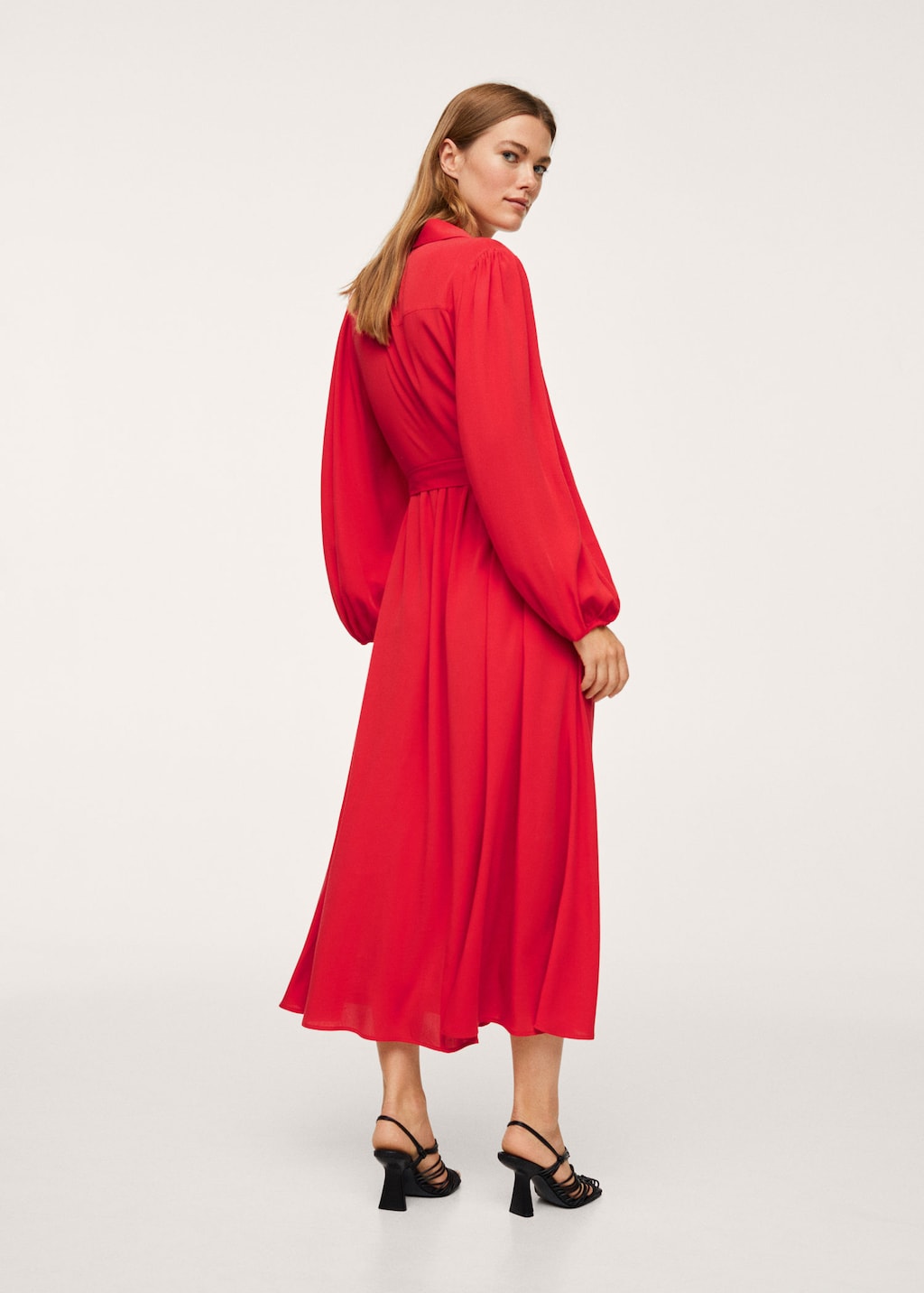 Lyocell pleated dress