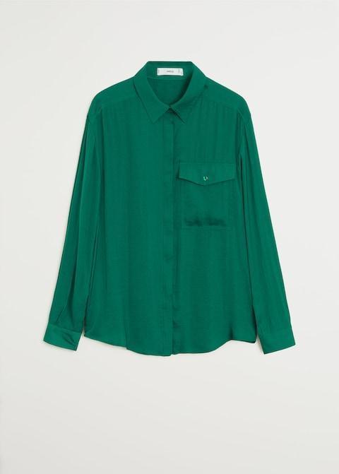 Flowy pocket blouse