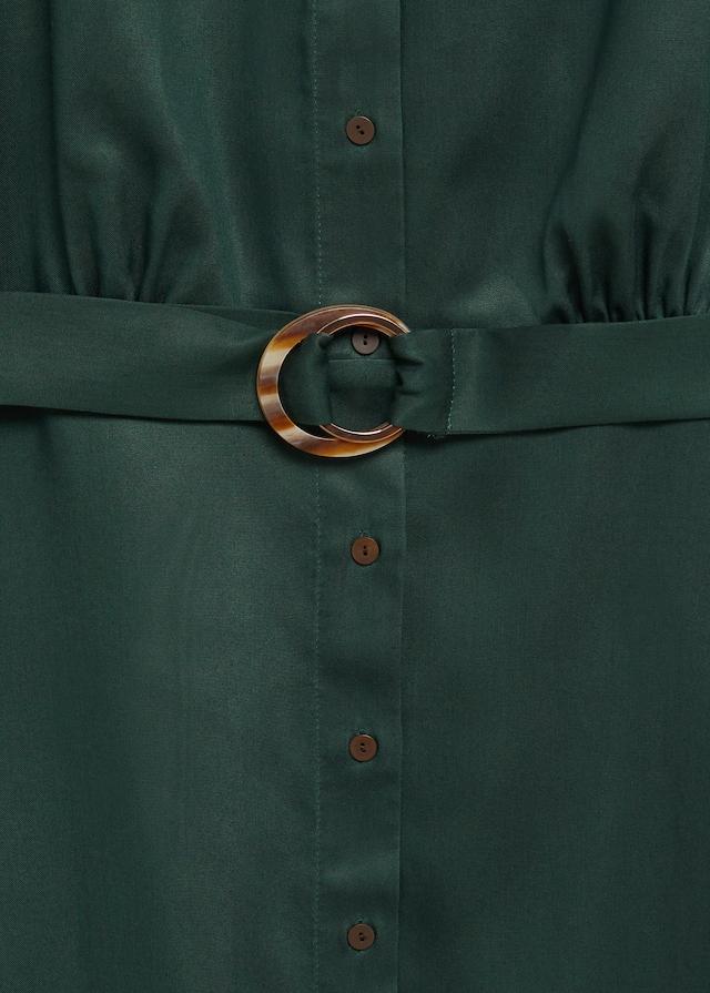 Belt shirt dress
