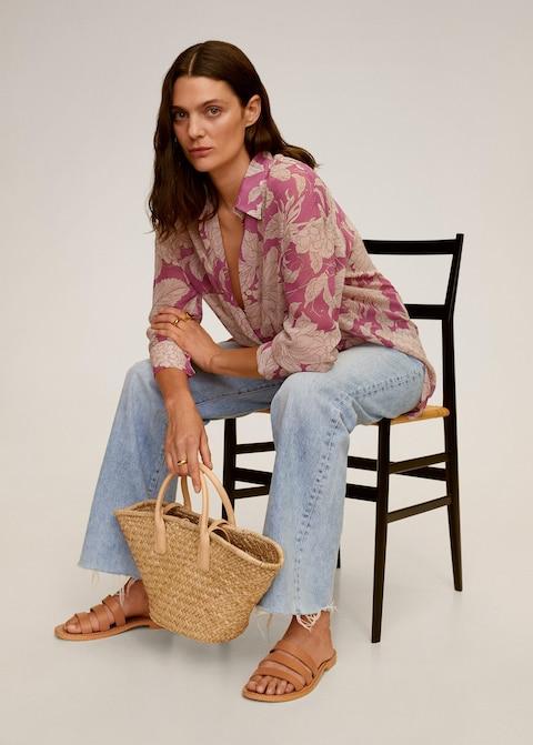 Floral print shirt