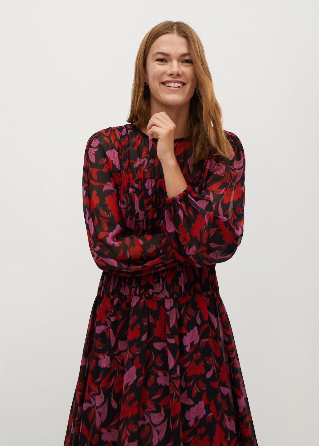 Floral print dress