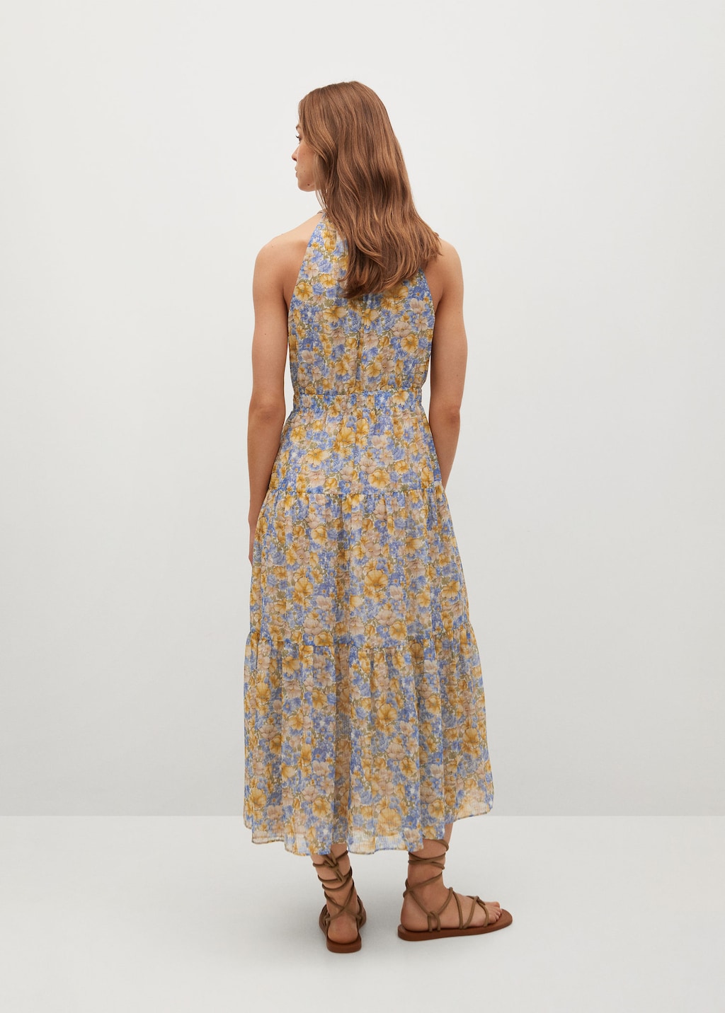 Flowy printed dress