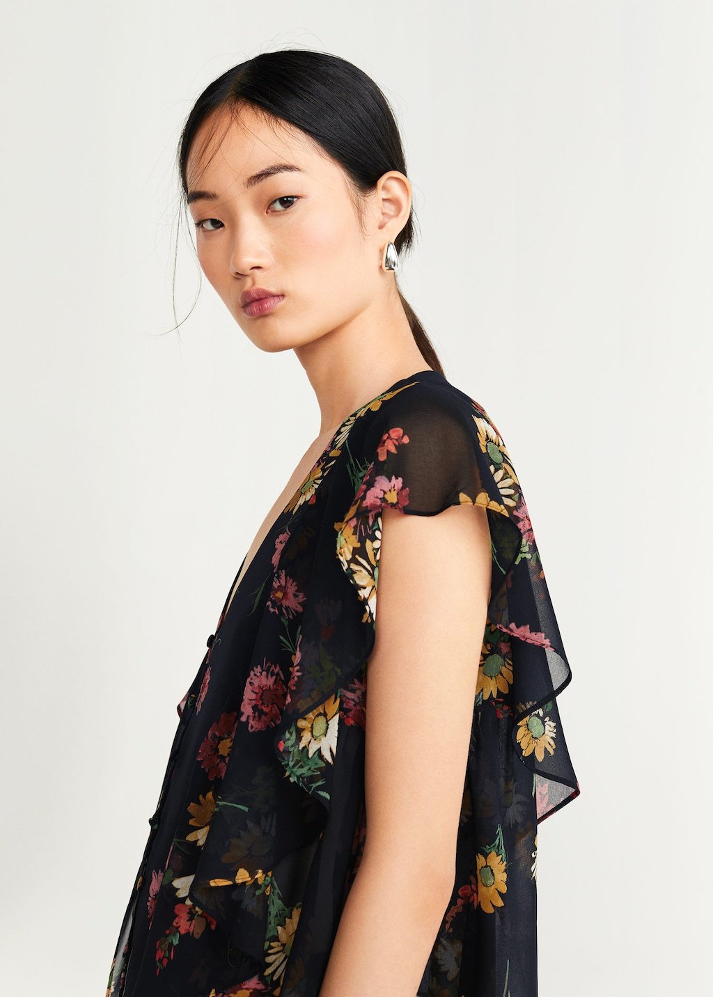 Flowy printed blouse