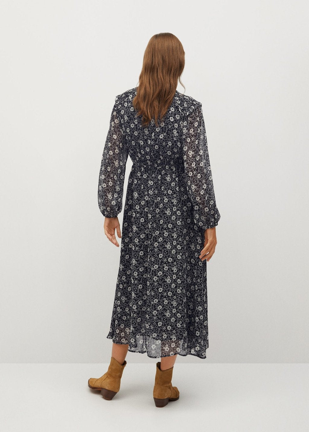 Flower print dress