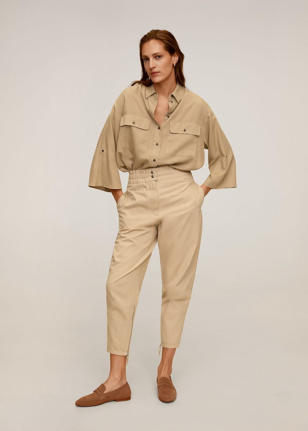 Pockets flowy shirt
