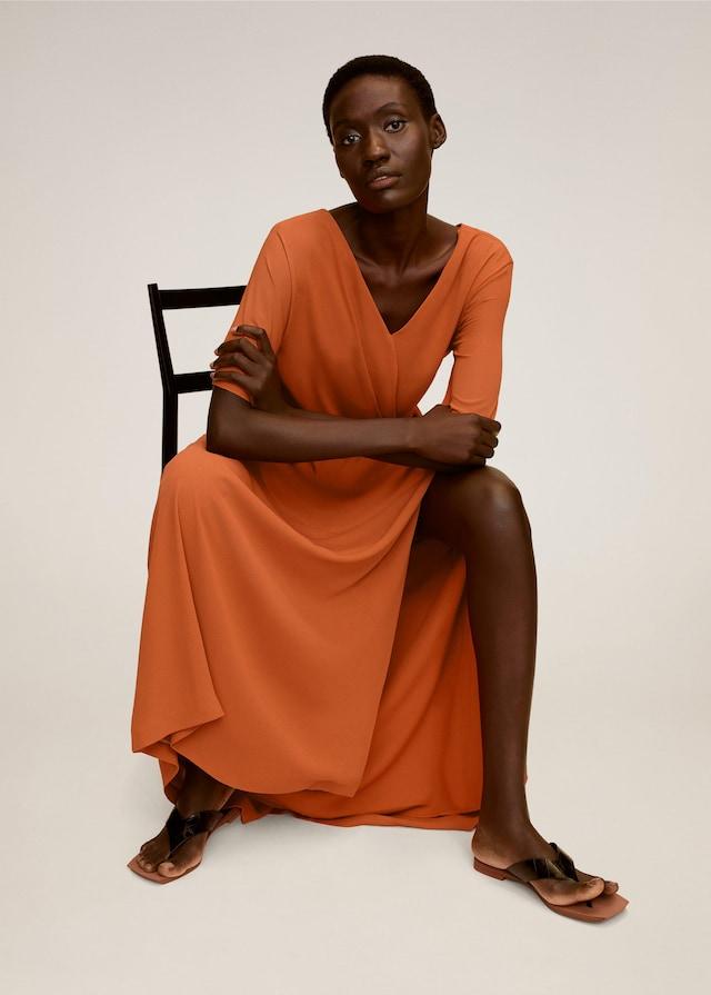 Wrapped gown